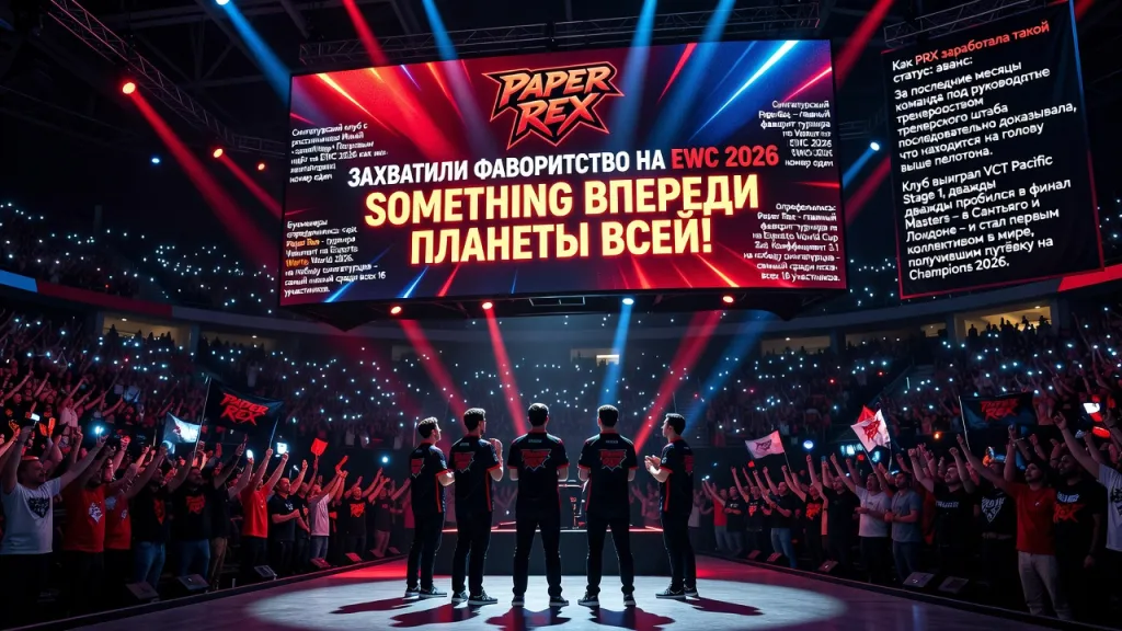 Paper Rex захватила фаворитство на EWC 2026. Something впереди планеты всей!