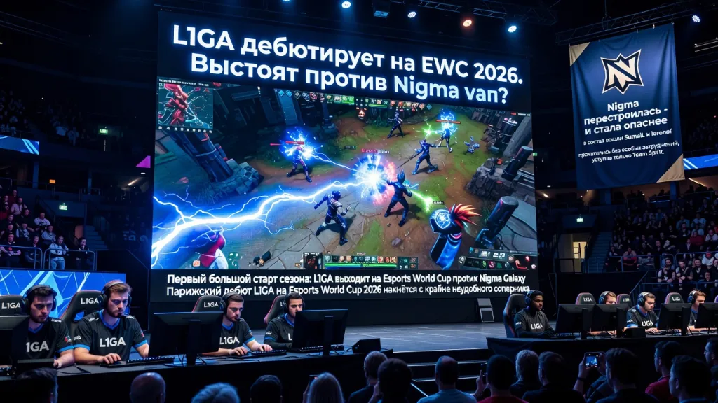 L1GA дебютирует на EWC 2026. Выстоят против Nigma?