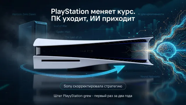PlayStation меняет курс. ПК уходит, ИИ приходит
