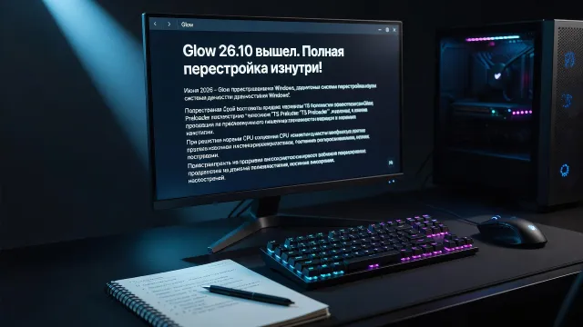 Glow 26.10 вышел. Полная перестройка изнутри!